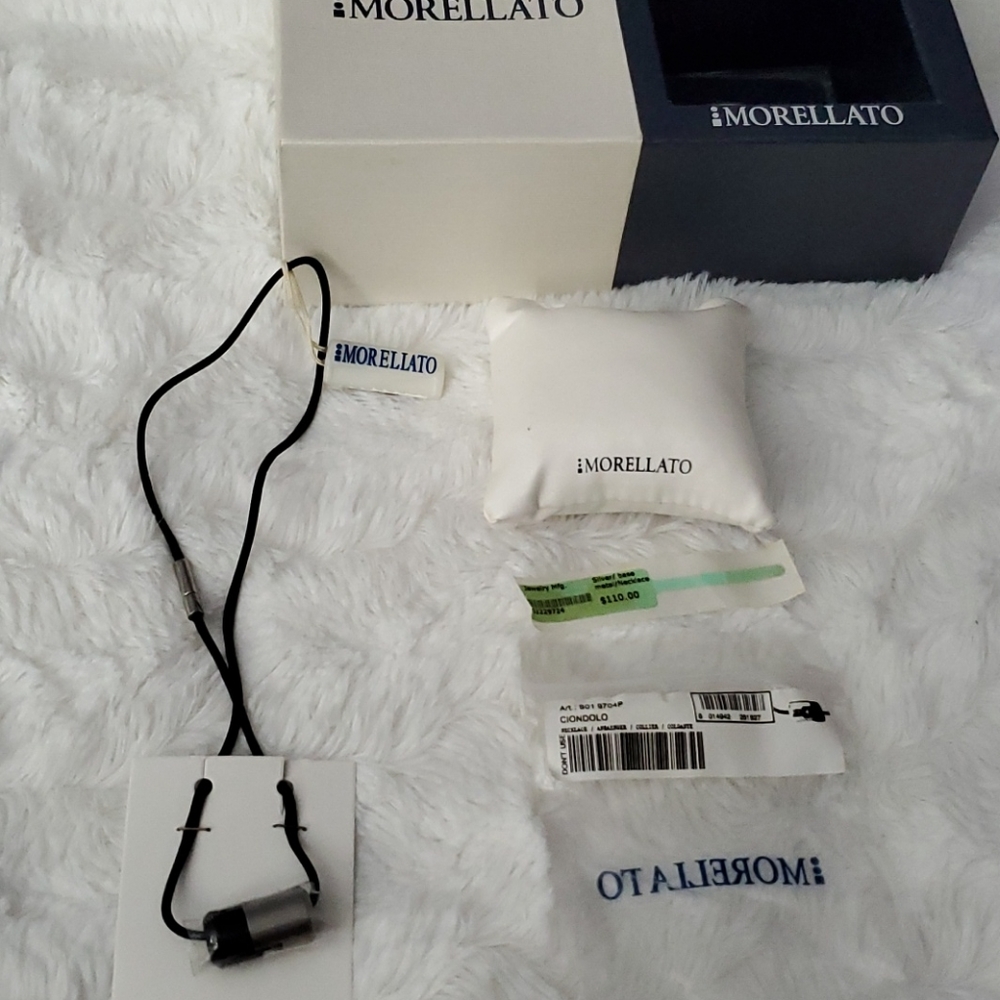 Morellato silk rope necklace.